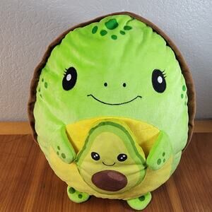 Peekaboo Justice Colab 19" Ava Avocado Turtle Green Soft Plush Large Stuffed
